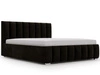 Polsterbett mit Bettkasten und Lattenrost 120x200 Neos Schwarz