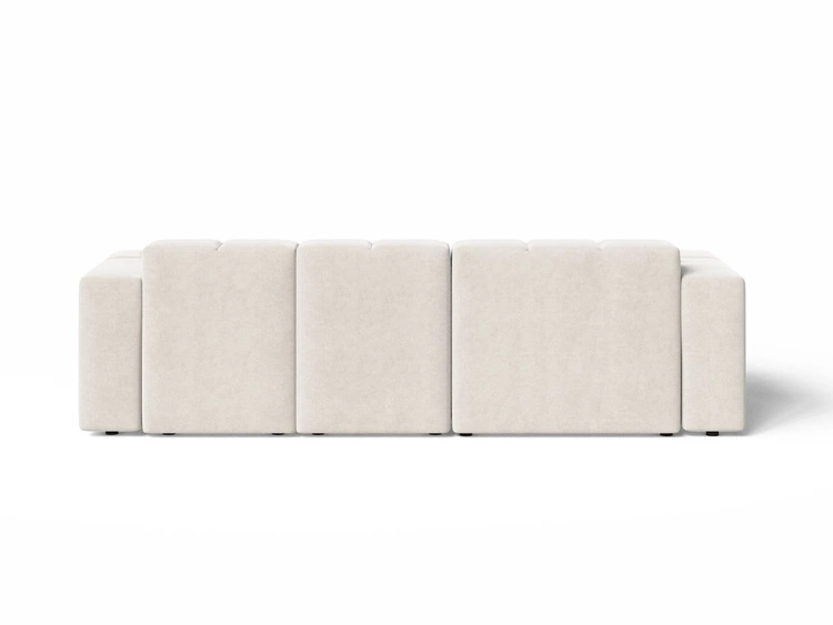 Ecksofa L-Form Links Moderne Ecksofa Loopo Creme