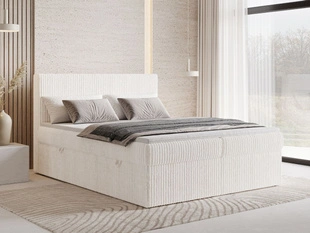 Boxspringbett mit Bettkasten 160X200 Brisa Creme