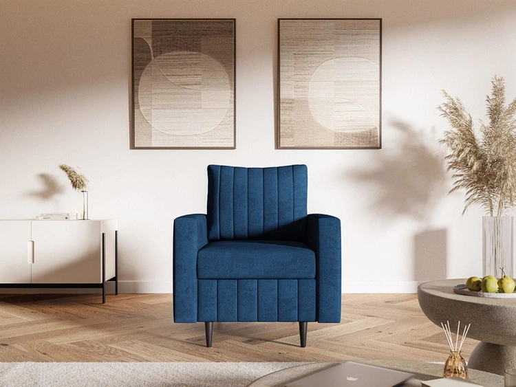 Sessel Castelo Dunkelblau