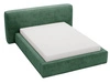 Polsterbett mit Bettkasten und Lattenrost 140x200 Monza Grün