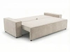 Schlafsofa mit Bettfunktion und Bettkasten Sivra Beige
