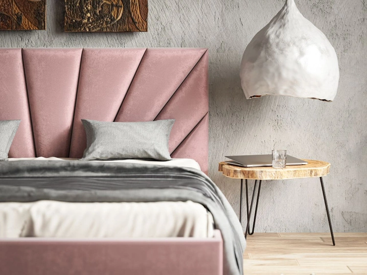 Polsterbett mit Lattenrost 120x200 Fuzi Beige