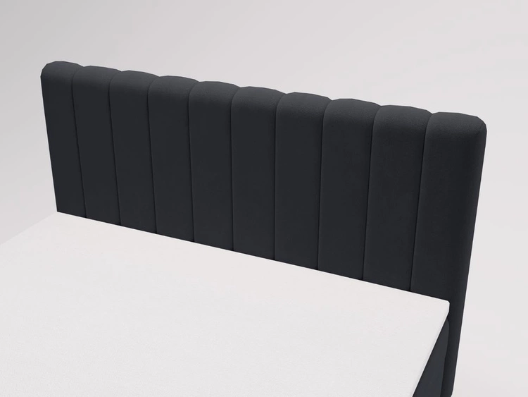 Boxspringbett mit Bettkasten 160x200 Primavera Schwarz