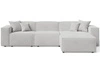 Ecksofa L-Form Rechts Arizona Grau