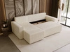 Modernes Ecksofa mit Schlaffunktion und Stauraum Prato Beige