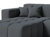 Ecksofa L-Form Links Moderne Ecksofa Loopo Dunkelgrau
