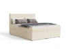 Boxspringbett mit Bettkasten 140X200 Brisa Beige