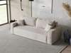 Schlafsofa mit Bettfunktion und Bettkasten Sivra Beige