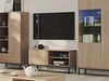 TV-Lowboard mit Türen 100 cm Soroko Hickory