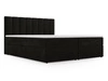 Boxspringbett mit Bettkasten 200x200 Maison Schwarz