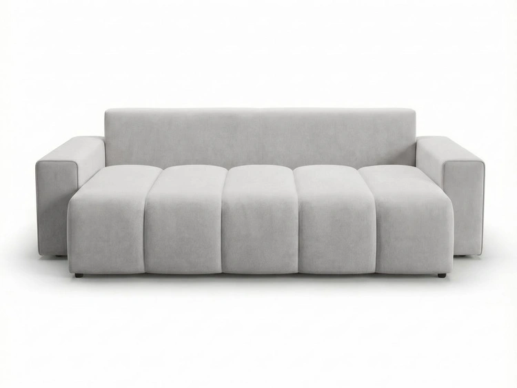Schlafsofa mit Bettfunktion und Bettkasten Miro Grau