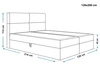 Boxspringbett mit Bettkasten 120x200 Hera Grün