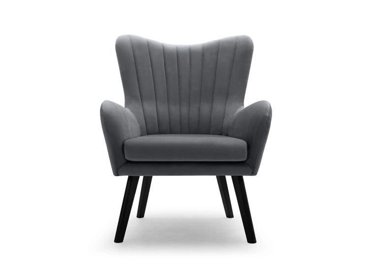 Sessel auf Holzbeinen Ceres Graphit