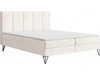 Boxspringbett mit Bettkasten 140x200 Vendi cremig