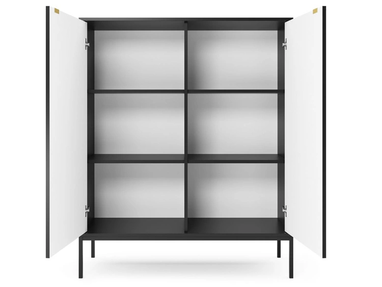 Türkommode Amber Schwarz