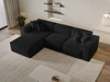 Ecksofa L-Form Links Arizona Schwarz
