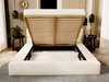 Polsterbett mit Bettkasten und Lattenrost 160x200 Mali Beige