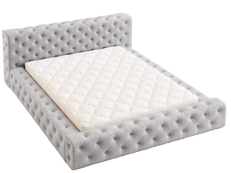 Hellgrau \ 180x200 cm