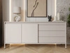 Kommode mit Türen und Schubladen 187 cm Sorano Beige