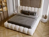 Polsterbett mit Bettkasten und Lattenrost 160x200 Averia Beige