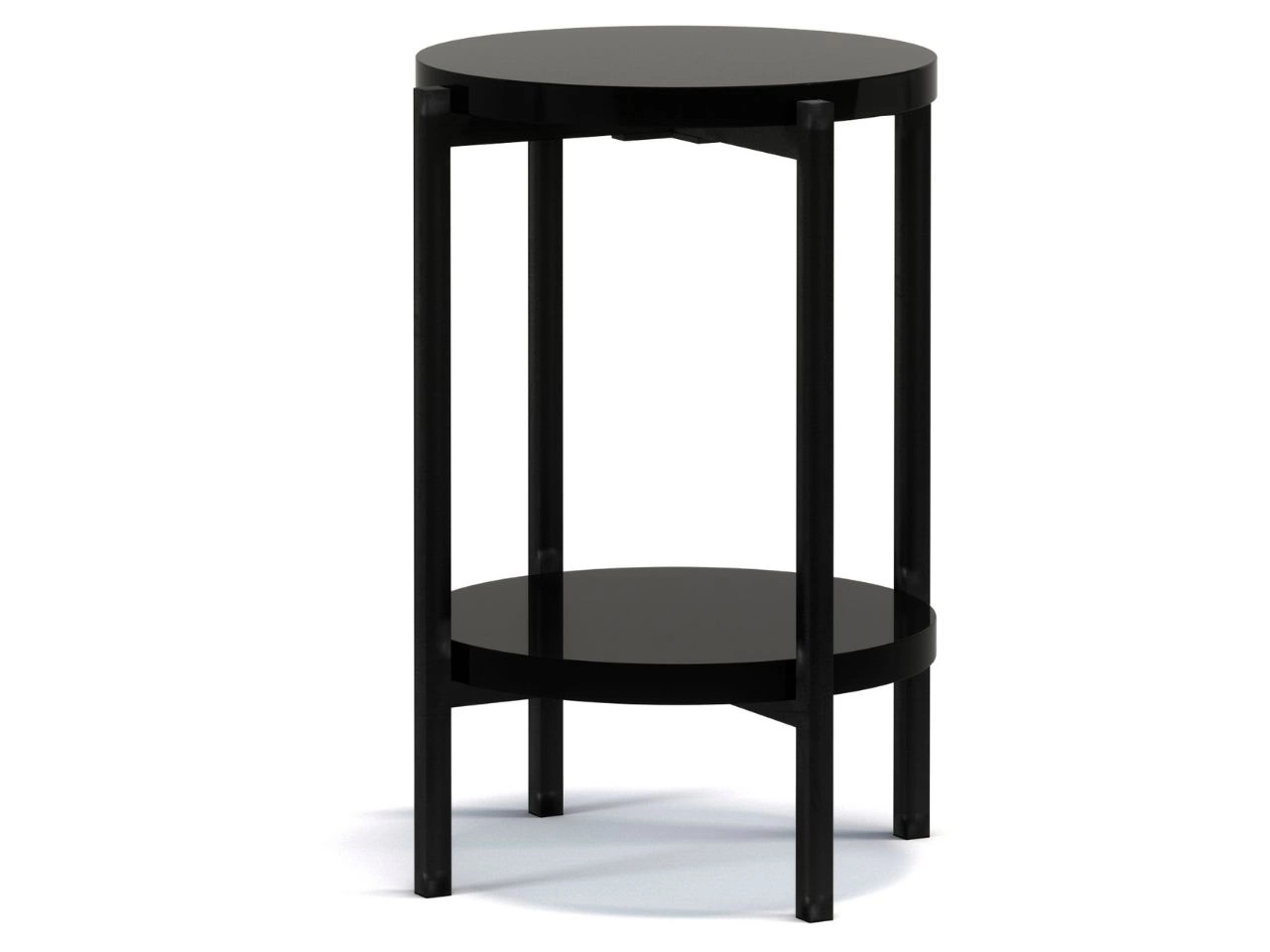 Beistelltisch Sevilla Schwarz Glanz
