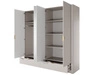 Kleiderschrank mit Spiegel Latina Beige
