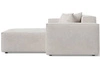 Ecksofa L-Form Rechts Arizona Beige