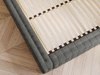Polsterbett mit Bettkasten und Lattenrost 120x200 Barbados Dunkelgrau