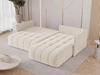 Ecksofa L-Form mit Schlaffunktion und Bettkasten Ardi Creme