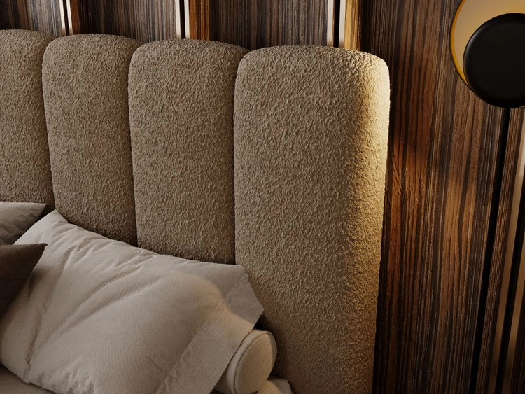 Polsterbett mit Bettkasten und Lattenrost 180x200 Imperial Braun