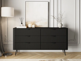 Kommode mit 6 Schubladen Latina Beige