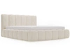 Polsterbett mit Bettkasten und Lattenrost 120x200 Cloud Beige