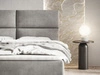 Boxspringbett mit Bettkasten 160x200 Hera Dunkelgrau