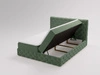 Boxspringbett mit Bettkasten 180x200 Canolo Grün