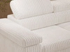 Ecksofa L-Form mit Schlaffunktion und Bettkasten Argon Rechts Creme