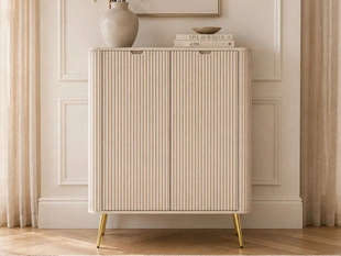 Türkommode Viva Beige auf Golden Beinen
