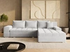 Ecksofa L-Form mit Schlaffunktion und Bettkasten Sonia Grau