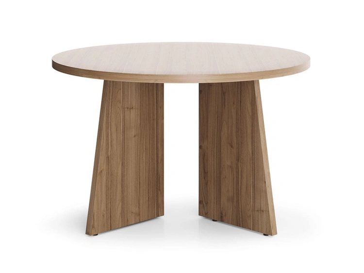 Großer runder Couchtisch Arelis in Royal-Nussbaum