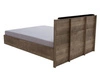 Holzbett mit Nachttischen 160x200 Denis Dunkelbraun