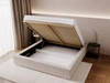 Polsterbett mit Bettkasten und Lattenrost 120x200 Palermo Beige