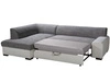 Ecksofa L-Form Links mit Schlaffunktion und Bettkasten Fresto Braun