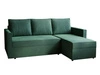 Ecksofa L-Form mit Schlaffunktion und Bettkasten Vasto Grün  