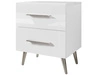 Nachttisch mit Schubladen auf Silbernen Metallbeinen Noaé Lux  