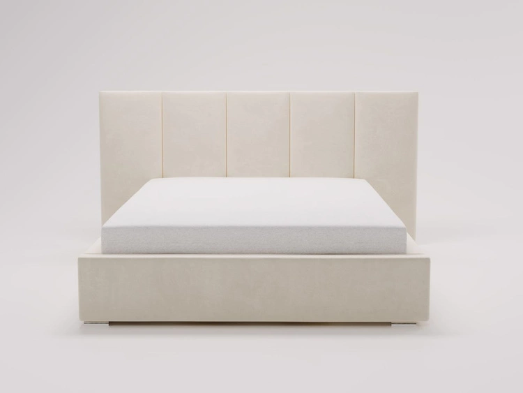 Polsterbett mit Bettkasten und Lattenrost 160x200 Lizbona  Braun