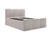 Boxspringbett mit Bettkasten 180x200 Campi Grau
