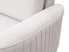 Ecksofa L-Form Rechts mit Schlaffunktion und Bettkasten Limon Creme