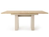 Rechteckiger Ausziehtisch Rapallo Kaschmir, Eiche geölt