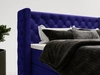Boxspringbett mit Bettkasten 180x200 Lion Dunkelblau