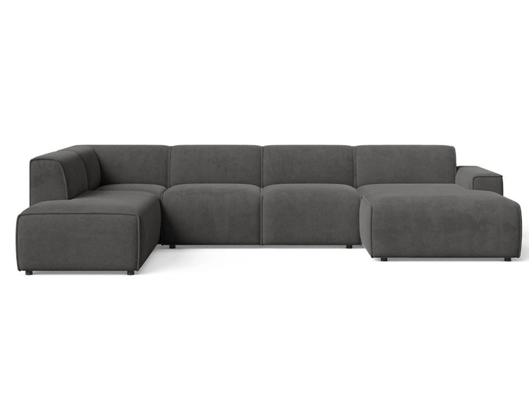 Dunkelgrau \ Velours \ Links